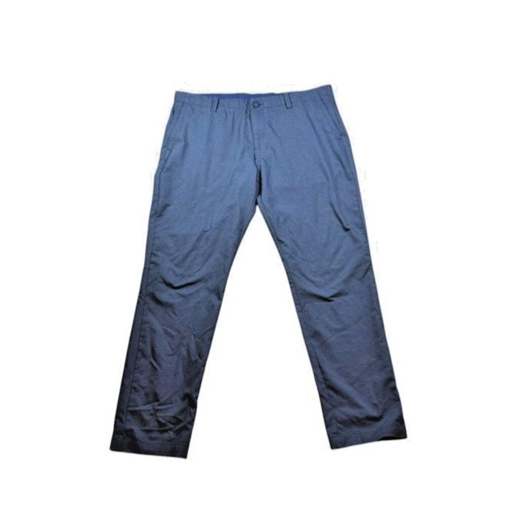 Tommy Bahama Stretch Flat Front Pants Mens Size 38 X 32 Golf Active Navy Blue
